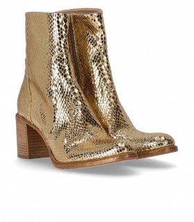 STRATEGIA CANDY GOLD ANKLE BOOT