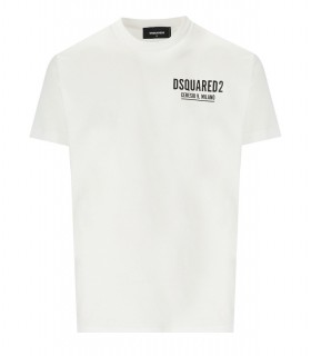 T-SHIRT CERESIO 9 COOL FIT BIANCA DSQUARED2