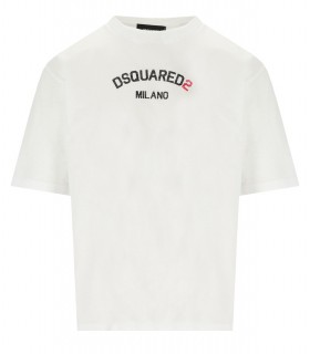DSQUARED2 LOOSE FIT WHITE T-SHIRT