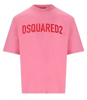 DSQUARED2 PINK LOOSE FIT T-SHIRT