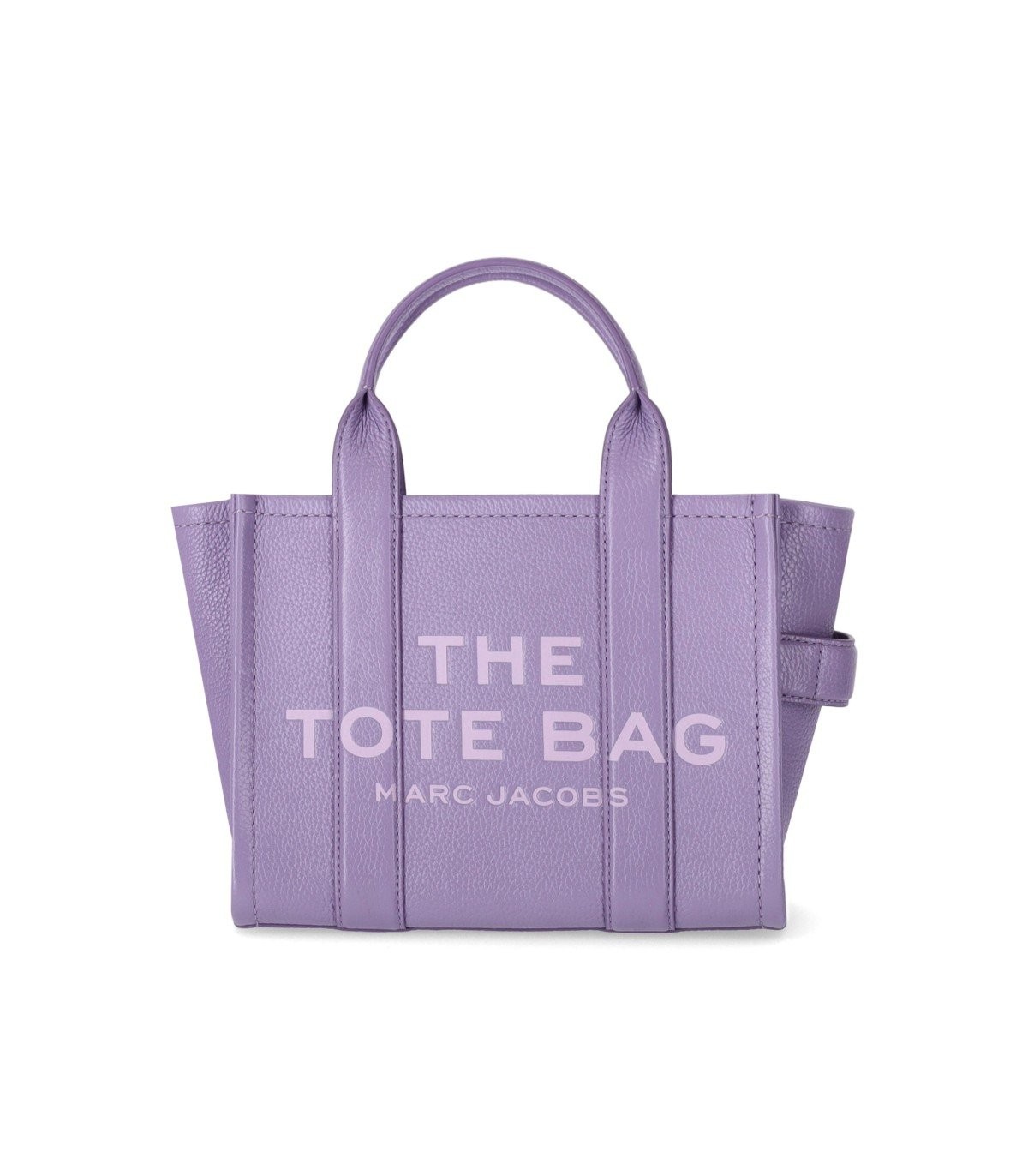 MARC JACOBS THE LEATHER SMALL TOTE LAVENDER HANDBAG