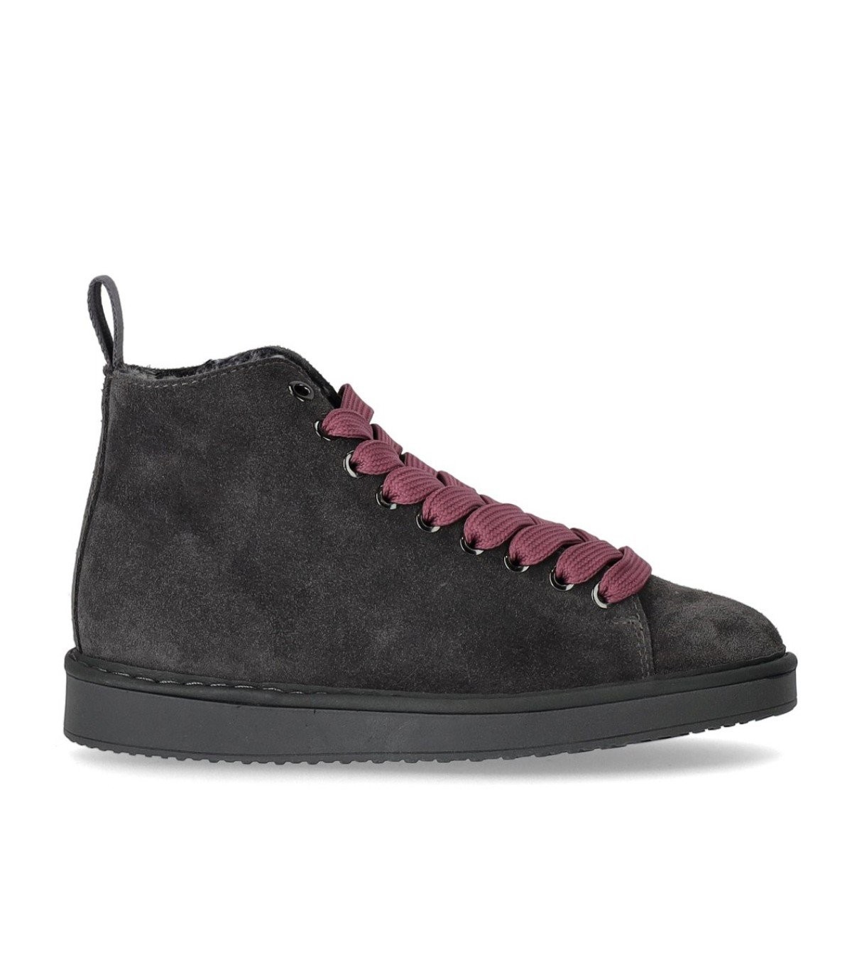PANCHIC P01 ANTHRACITE GREY MAUVE ANKLE BOOT