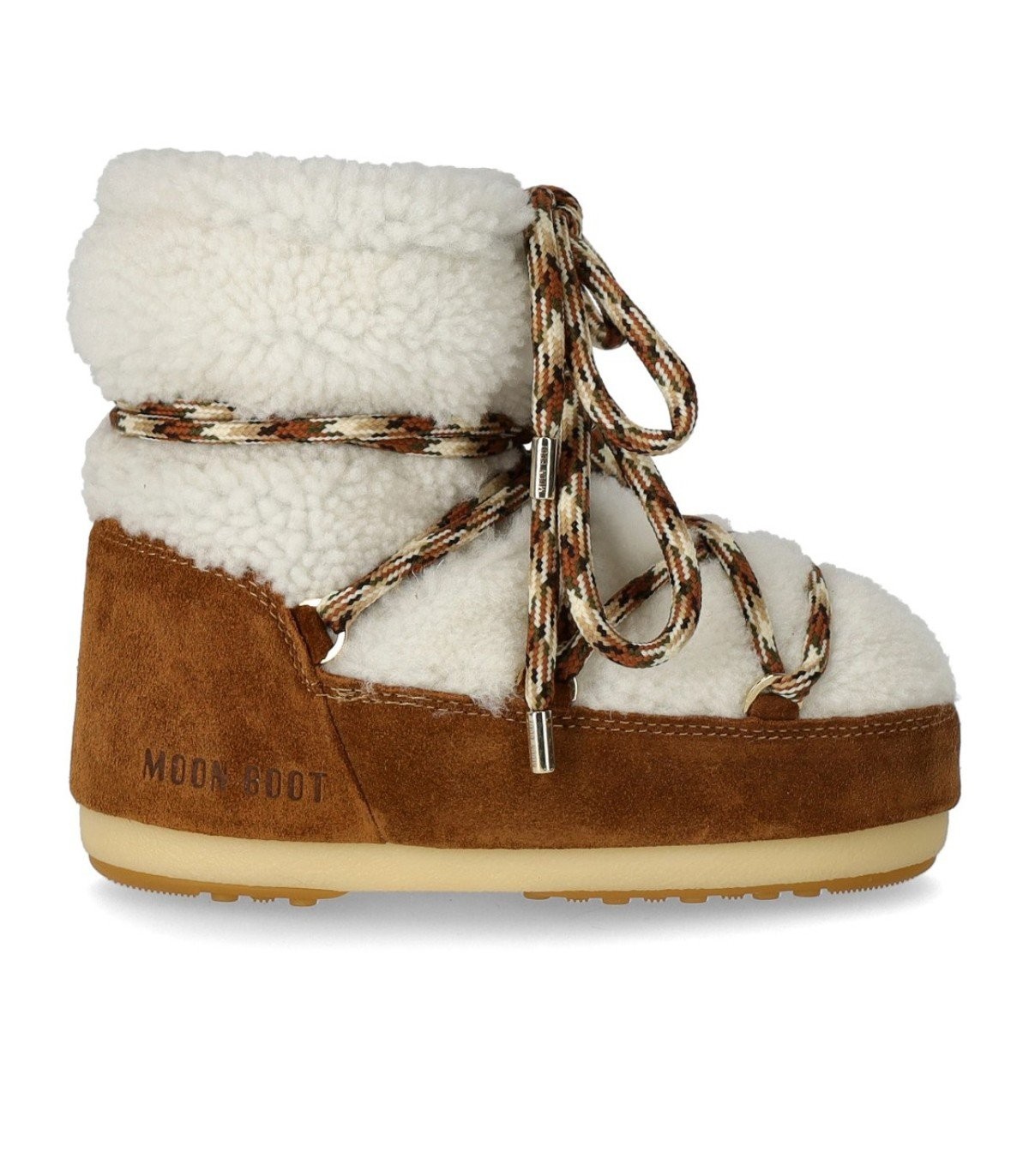 MOON BOOT LIGHT LOW SHEARLING WHISKY SNOW BOOT