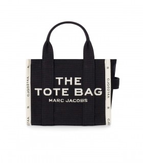 MARC JACOBS THE JACQUARD SMALL TOTE SCHWARZE HANDTASCHE