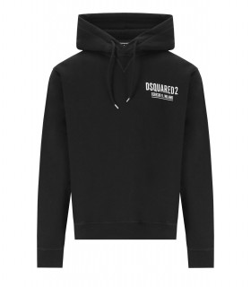 DSQUARED2 CERESIO 9 COOL BLACK HOODIE