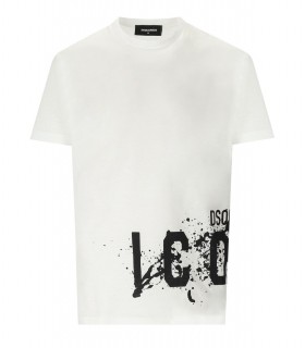 DSQUARED2 Cool Fit Drip Branding T-shirt Black - Clothing from Circle  Fashion UK