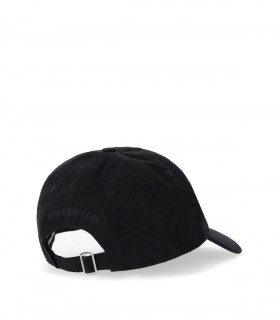 DSQUARED2 D2 LOGO BLACK BASEBALL CAP