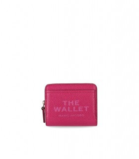 MARC JACOBS THE LEATHER MINI COMPACT LIPSTICK PINK PORTEMONNEE