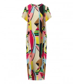 MAX MARA WEEKEND ORCHIS MULTICOLORED DRESS