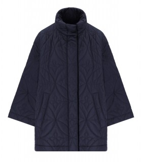 MAX MARA WEEKEND PITTORE BLUE QUILTED JACKET