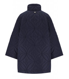 MAX MARA WEEKEND PITTORE BLUE QUILTED JACKET