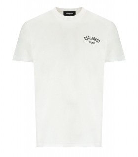 DSQUARED2 MILANO COOL FIT WEISSES T-SHIRT