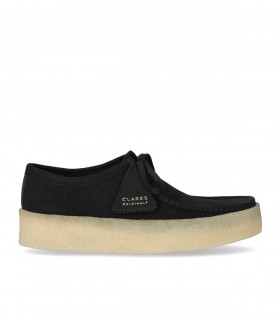 CLARKS WALLABEE CUP BLACK LOAFER