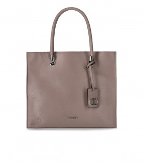 TWINSET TAUPE SHOPPING BAG