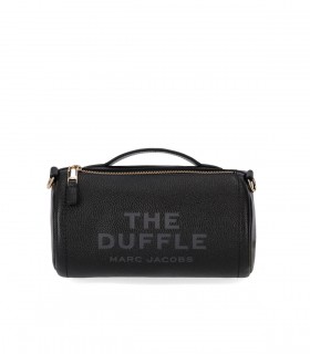 MARC JACOBS THE LEATHER DUFFLE BLACK BAG