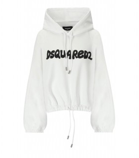 DSQUARED2 ONION WHITE HOODIE