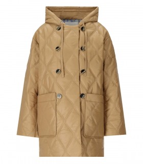 GANNI BEIGE STEPPJACKE