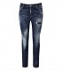 DSQUARED2 COOL GIRL CROPPED BLUE JEANS