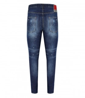 DSQUARED2 RELAX LONG CROTCH BLUE JEANS