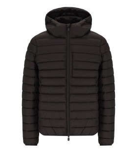 SAVE THE DUCK JONCUS BROWN HOODED PADDED JACKET