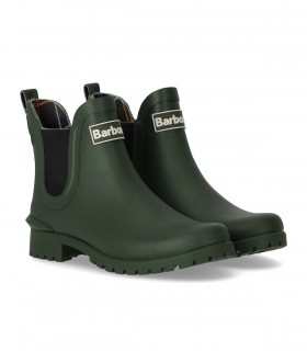 BARBOUR WILTON OLIVE GREEN CHELSEA BOOT