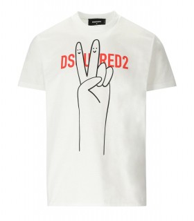 DSQUARED2 COOL FIT WHITE T-SHIRT