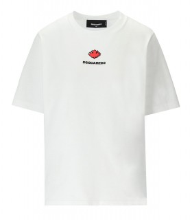 T-SHIRT EASY FIT BLANC DSQUARED2