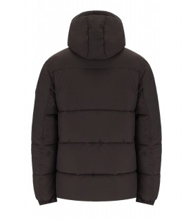 SAVE THE DUCK NARCISSUS BROWN HOODED PADDED JACKET