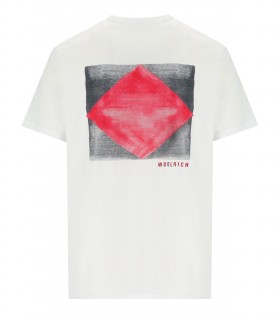 T-SHIRT FLAG BIANCA WOOLRICH