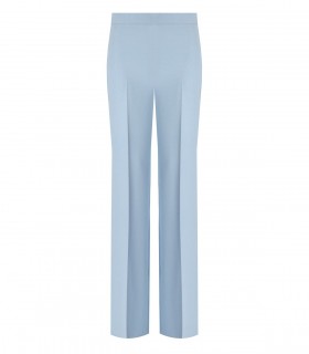TWINSET LIGHT BLUE FLARE TROUSERS