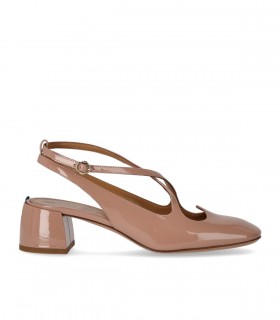 A.BOCCA TWO FOR LOVE PINK SLINGBACK PUMPS