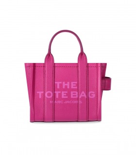 MARC JACOBS THE LEATHER CROSSBODY TOTE LIPSTICK PINK BAG