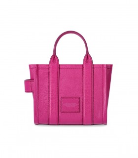 MARC JACOBS THE LEATHER CROSSBODY TOTE LIPSTICK PINK TAS