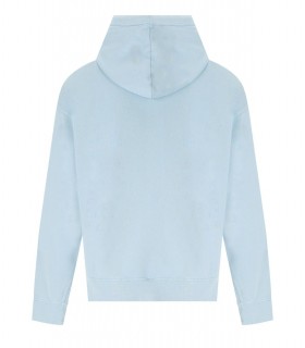 SUDADERA CON CAPUCHA RELAXED FIT AZUL CLARA DSQUARED2