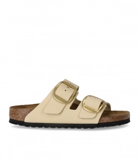 BIRKENSTOCK ARIZONA BIG BUCKLE ECRU SANDALE