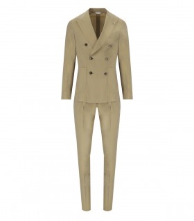 MANUEL RITZ GREEN DOUBLE-BREASTED SUIT