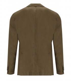 MANUEL RITZ BROWN SINGLE-BREASTED JACKET