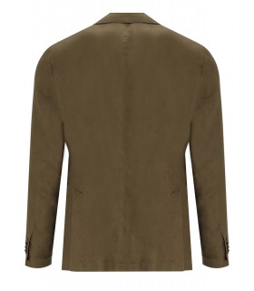 MANUEL RITZ BROWN SINGLE-BREASTED JACKET