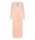 ABITO LUNGO IN PIZZO ROSA TWINSET 