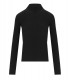JERSEY DE CUELLO ALTO CANALÉ NEGRO GANNI