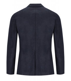 BOB DOVER DARK BLUE SINGLE-BREASTED JACKET