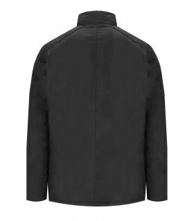 BARBOUR INTERNATIONAL WINTER LOCKSEAM WAX ZWART JAS