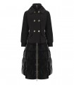 ELISABETTA FRANCHI CIRCLE BLACK PADDED COAT