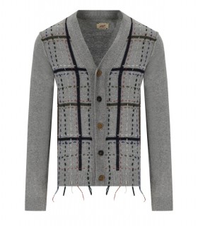CARDIGAN MOZ GRIGIO BOB