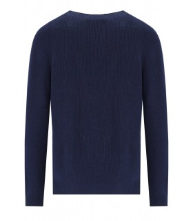 AMARÁNTO MARINEBLAUER RUNDHLASPULLOVER