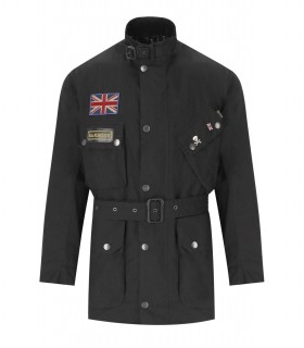 CHAQUETA STEVE MCQUEEN 60TH ANNIVERSARY WAX NEGRA BARBOUR INTERNATIONAL