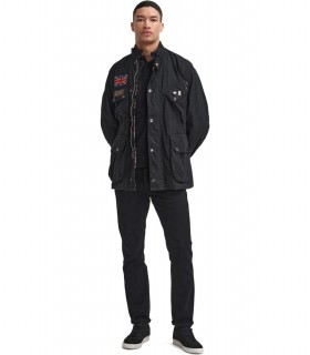 CHAQUETA STEVE MCQUEEN 60TH ANNIVERSARY WAX NEGRA BARBOUR INTERNATIONAL