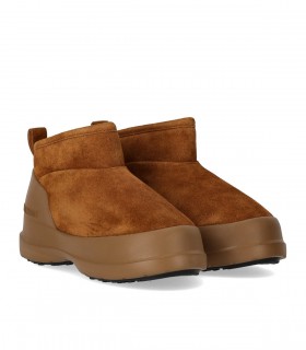 MOON BOOT LUNA LOW COGNAC ANKLE BOOT