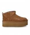 STIVALE CLASSIC ULTRA MINI PLATFORM CHESTNUT UGG