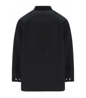CARHARTT WIP SANTA FE ZWARTE JAS